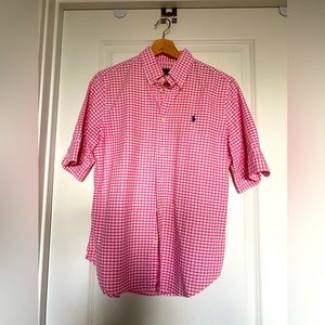 Ralph Lauren Women’s gingham shirt Size M